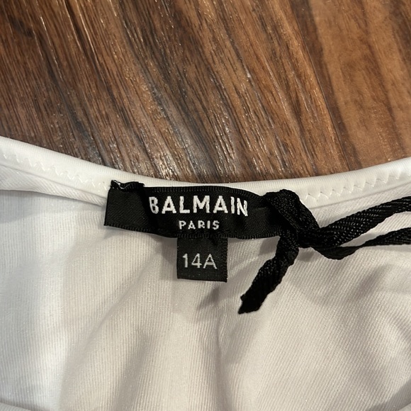 Balmain Silver One Piece With Logo - Picture 14 of 16